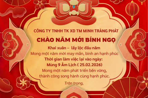 THÔNG BÁO KHAI TRƯƠNG ĐẦU NĂM 2026